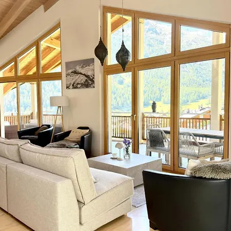 Apartment Penthouse Victoria's Im Haus Judith By Interhome Saas-Fee
