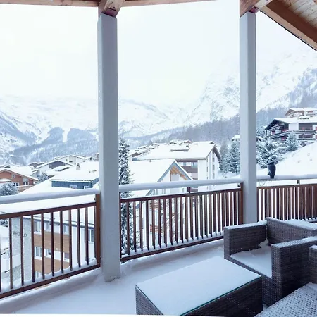 Apartmán Penthouse Victoria's Im Haus Judith By Interhome Saas Fee